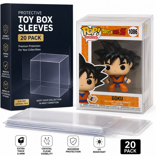 Protective Toy Box Sleeves 20 Pack